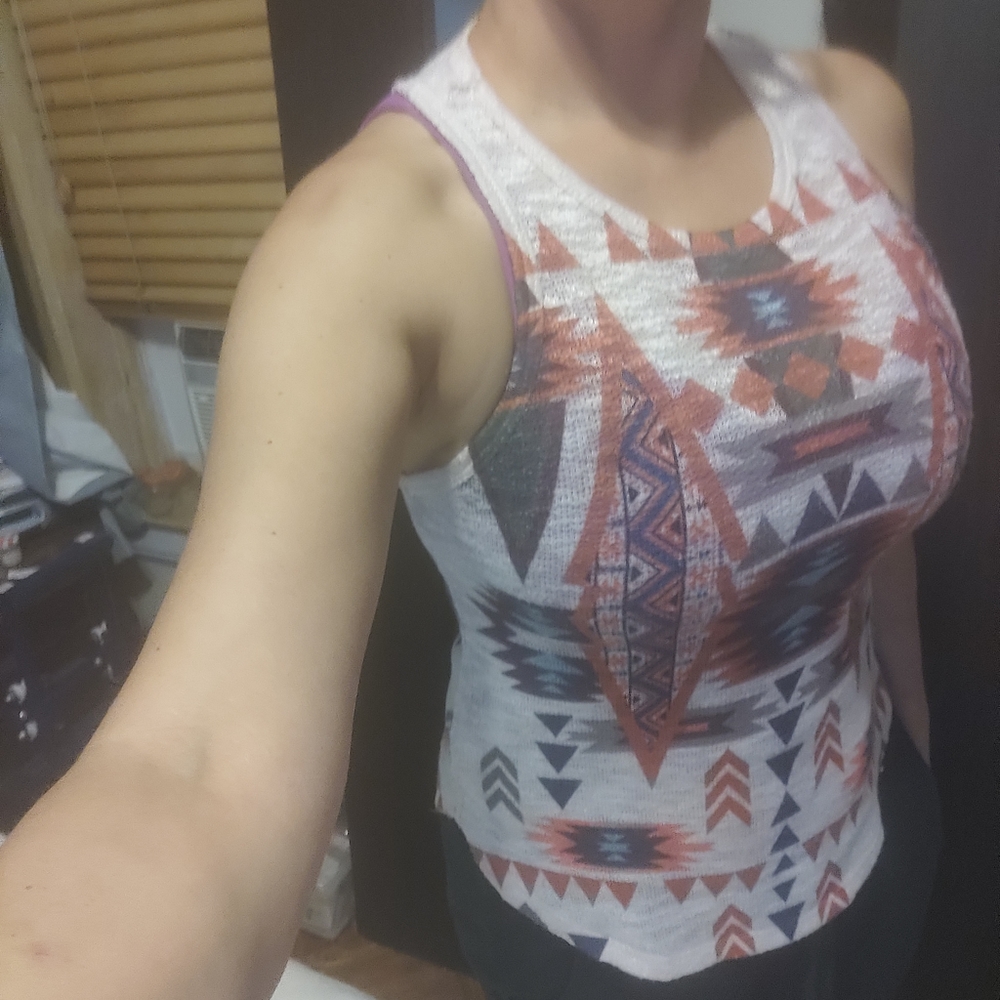 Aztec print Tank top - Picture 6 of 7